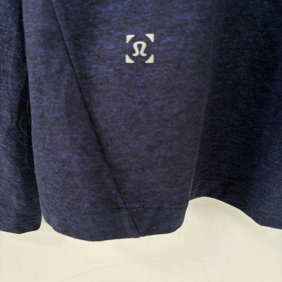 Lululemon Surge Warm 1/2 Zip Heathered Cerulean Blue Sz S EUC - Picture 8 of 9